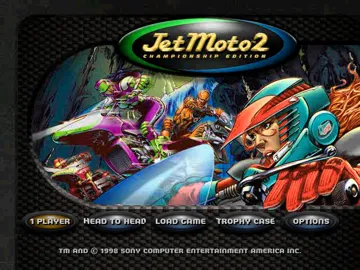 Jet Moto 2 (US) screen shot title